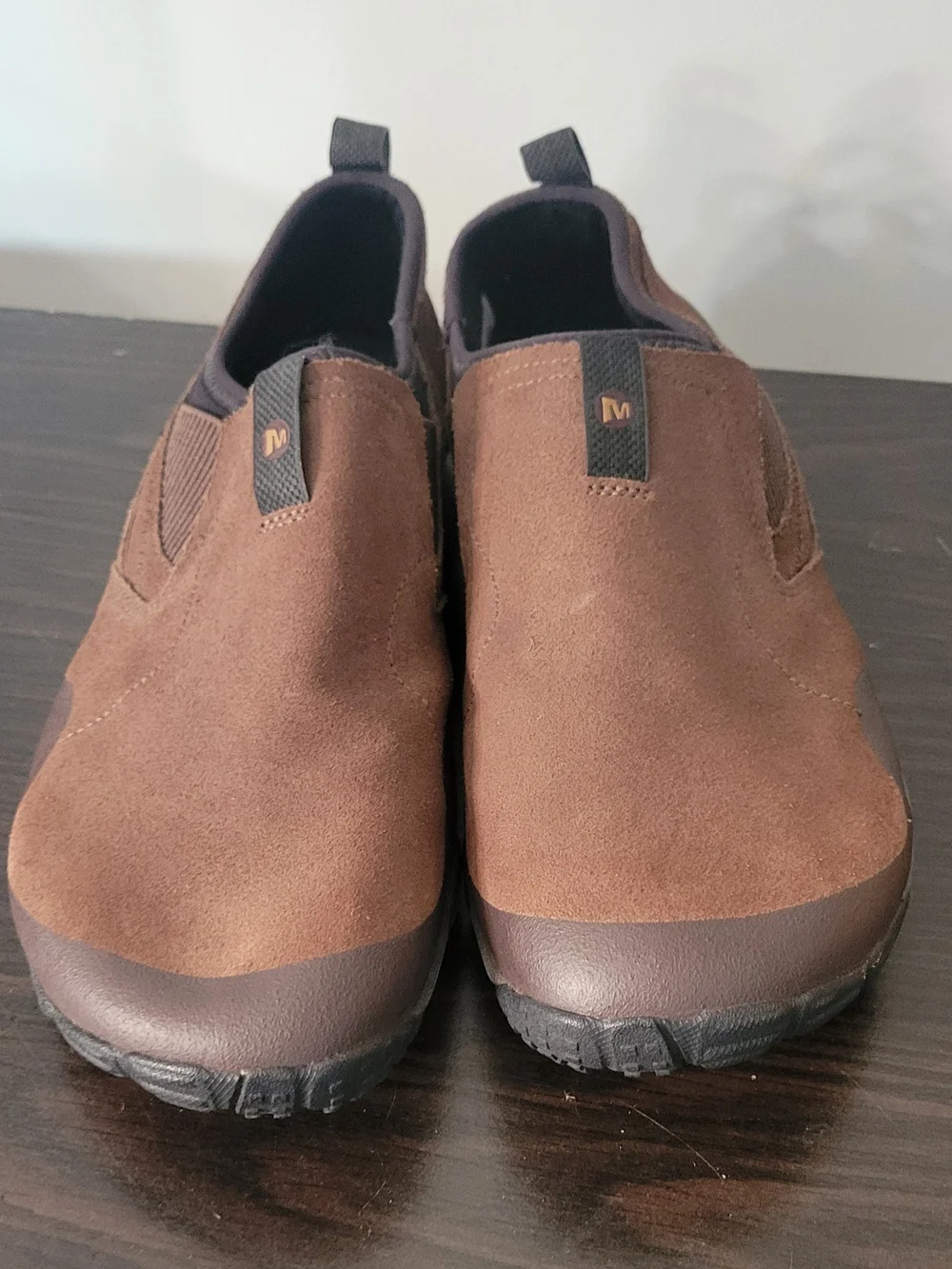 Merrell Brown Suede Slip-On Loafers US 11.5